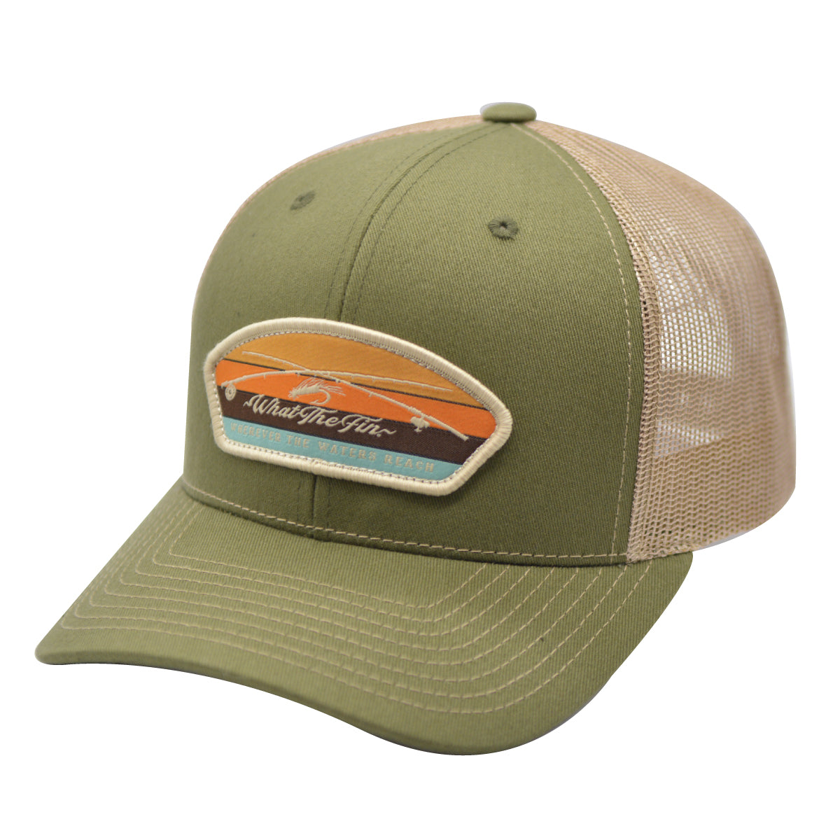 Sunset Fly Trucker Hat (Lhoden/Khaki)