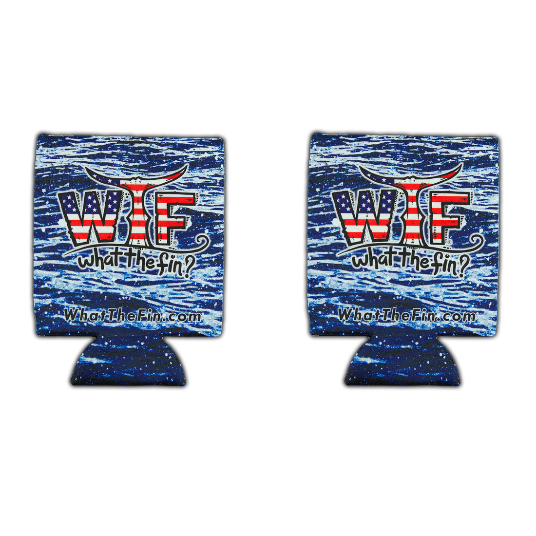 WTF Classic USA Logo Koozie (ID:I16)