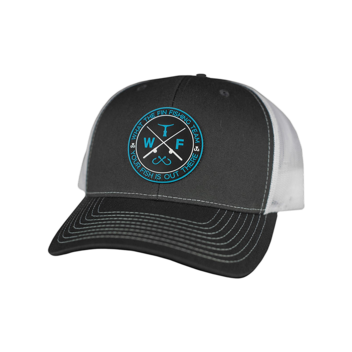 Fishing Team PVC Patch Trucker Hat C/W