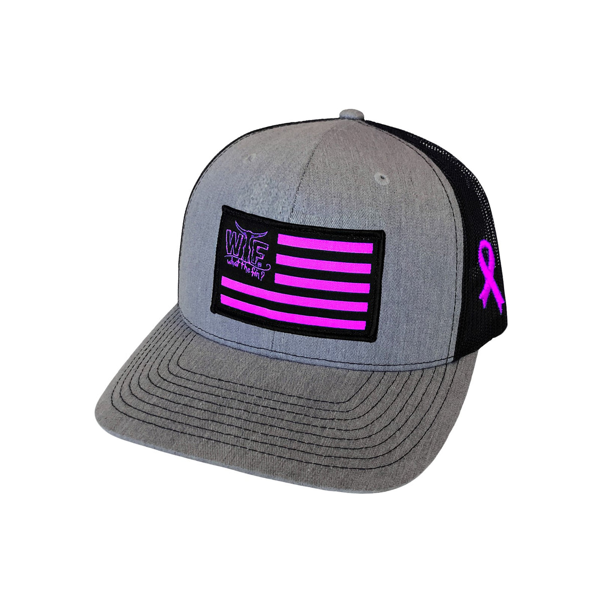 Pink Flag Patch Trucker Hat H/B