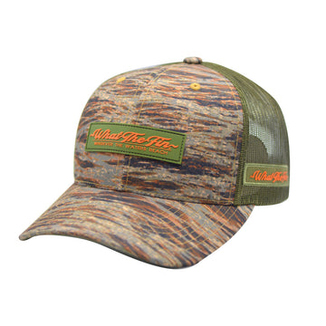 Wordmark PVC Snapback Trucker Hat (Commando)