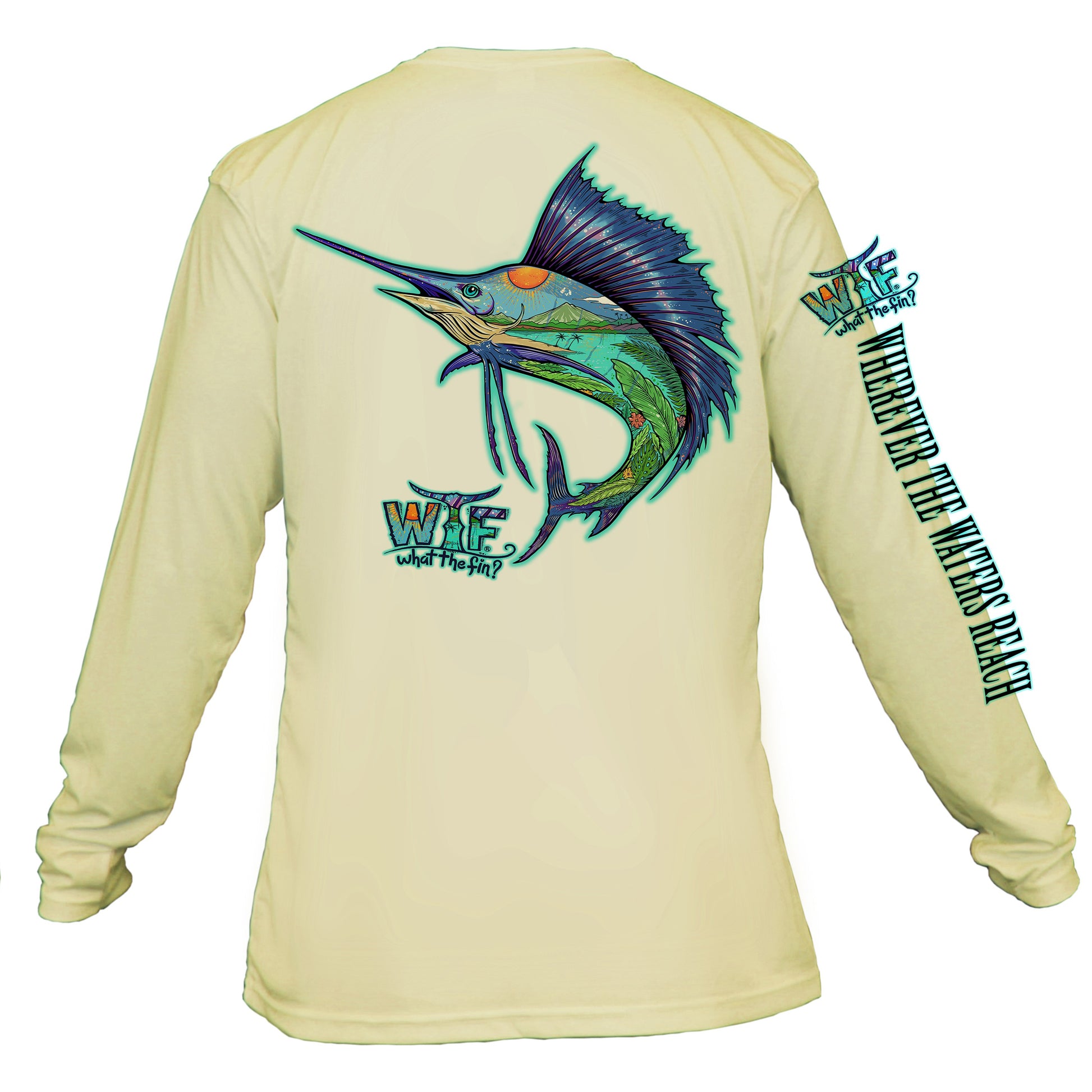 Women's Performance Fishing Shirt Long Sleeve UPF 50+ (Sailfish), M